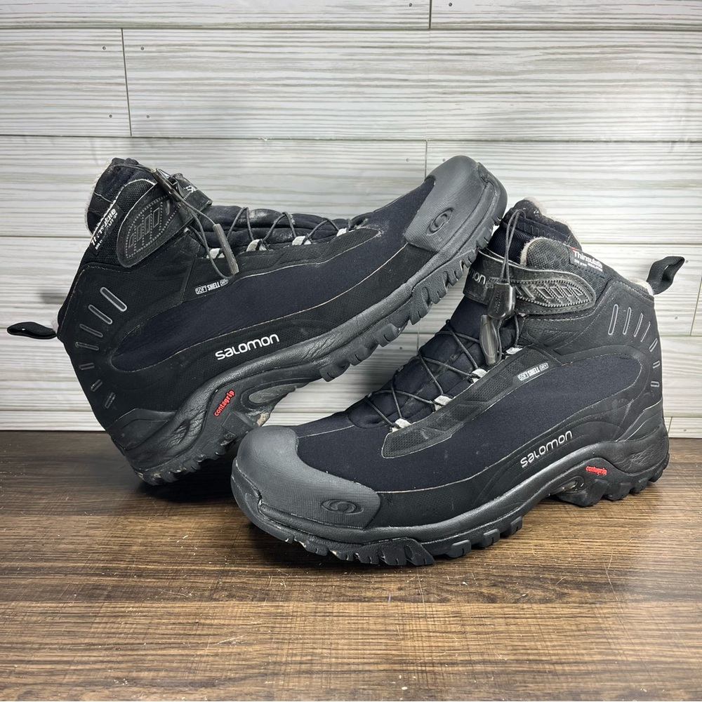 Salomon Deemax 3 Men’s Black Hiking Shoes - Men’s Size 11 - Picture 3 of 11